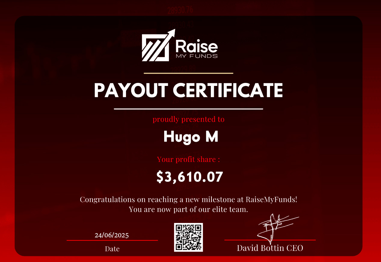 Hugo M. — payout 3 610,07 $, 24/06/2025